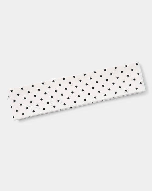 Bandeau Allrounder « pois sur fond blanc »