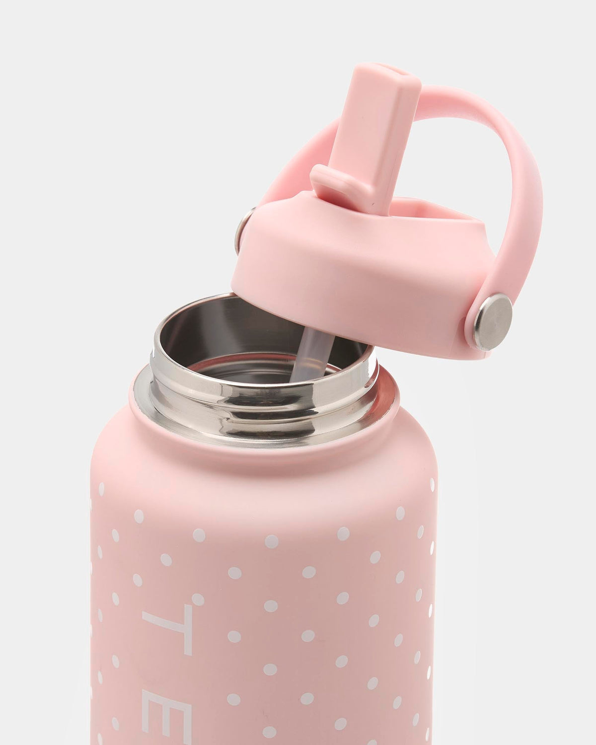 Gourde « pois sur fond rose »