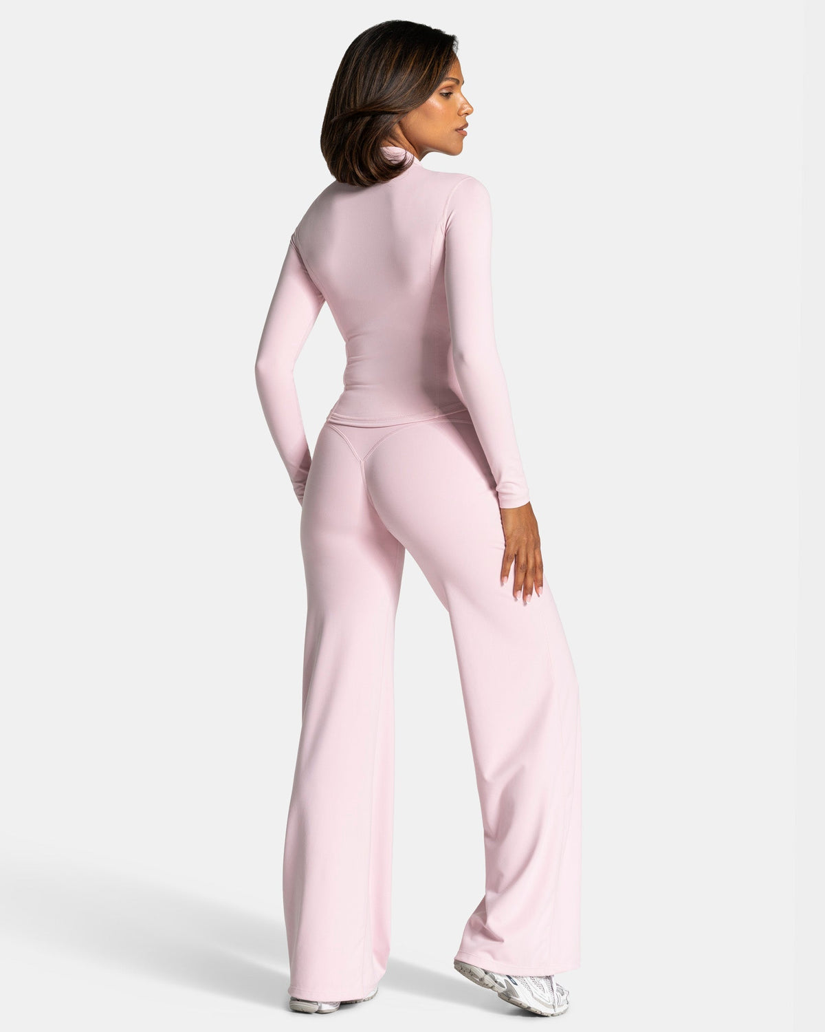 Veste de sport zippée sculptante Allrounder « rose/dorée »