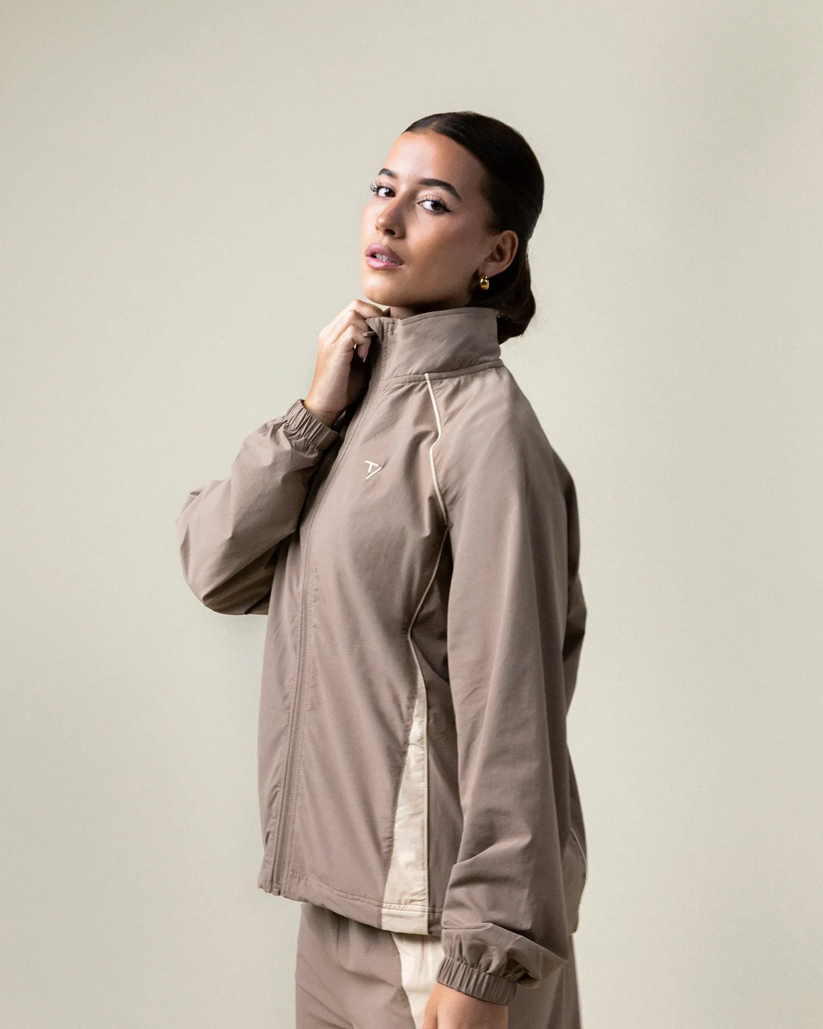 Veste de sport zippée Track « Hazelnut »