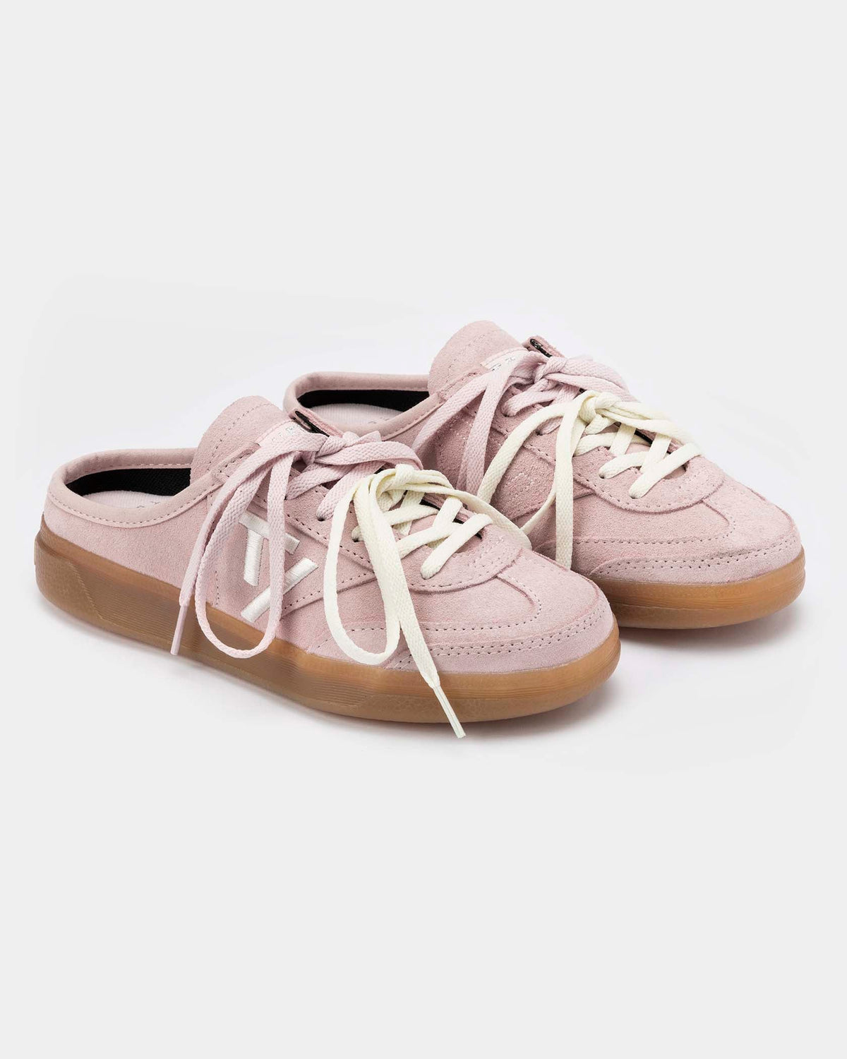 Mules Classic « Rose/blanc cassé »