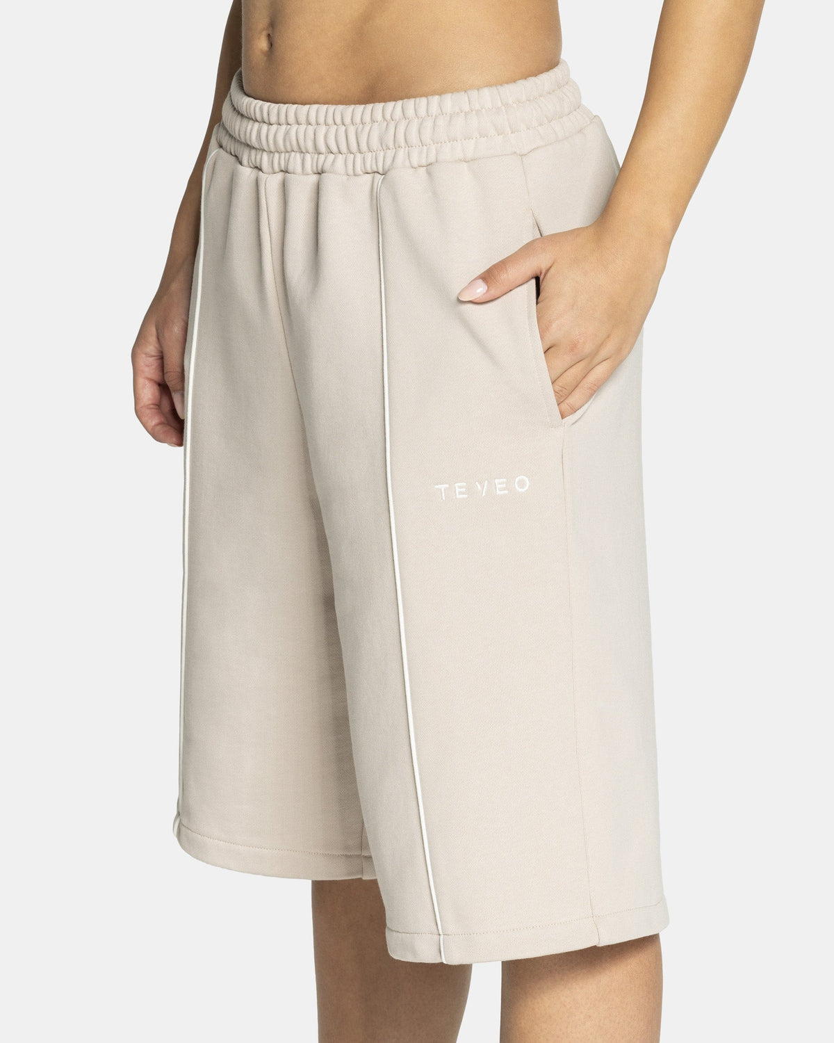 Jort oversize Contrastline « Cream »