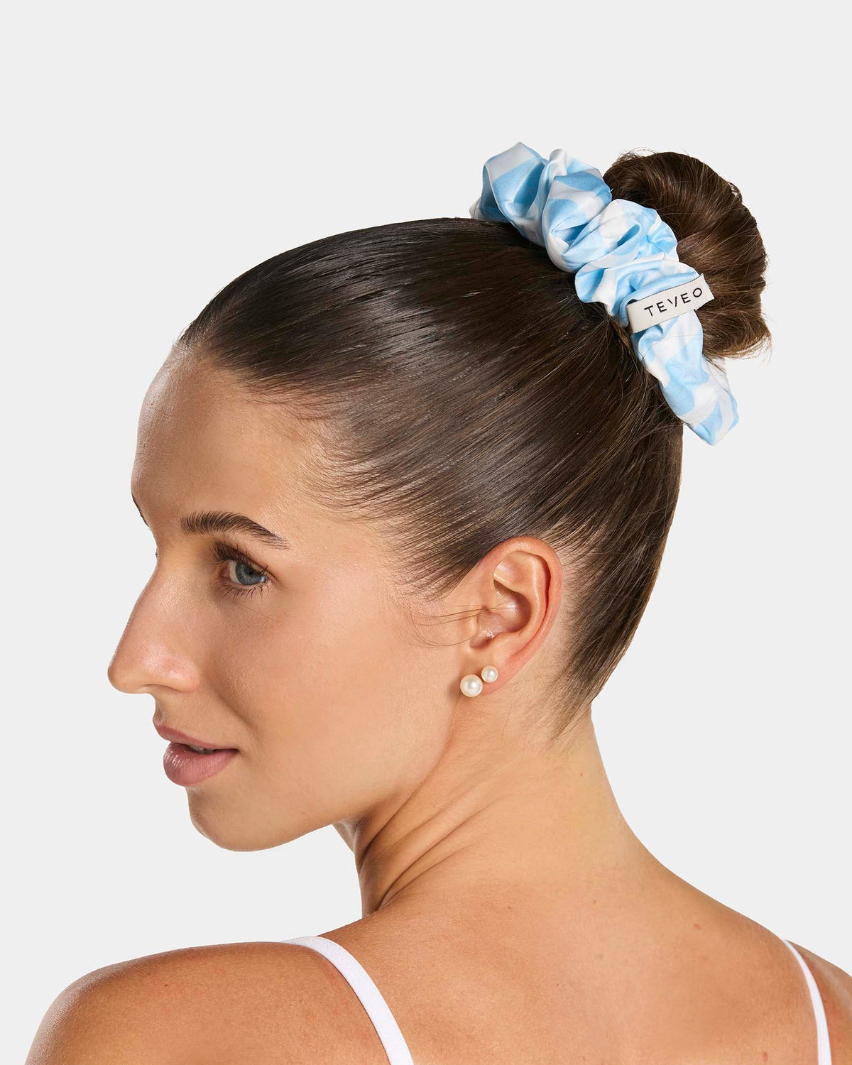 Paire de chouchous Contrastline « Stripe - Ice Blue »