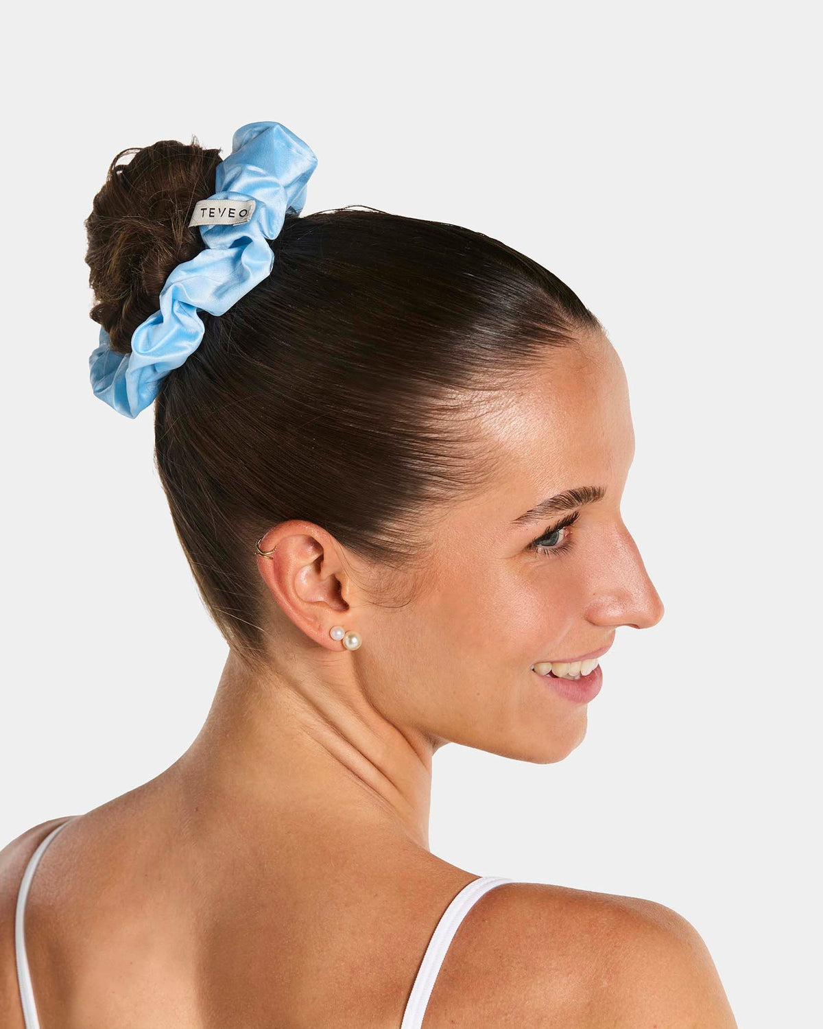 Paire de chouchous Contrastline « Stripe - Ice Blue »