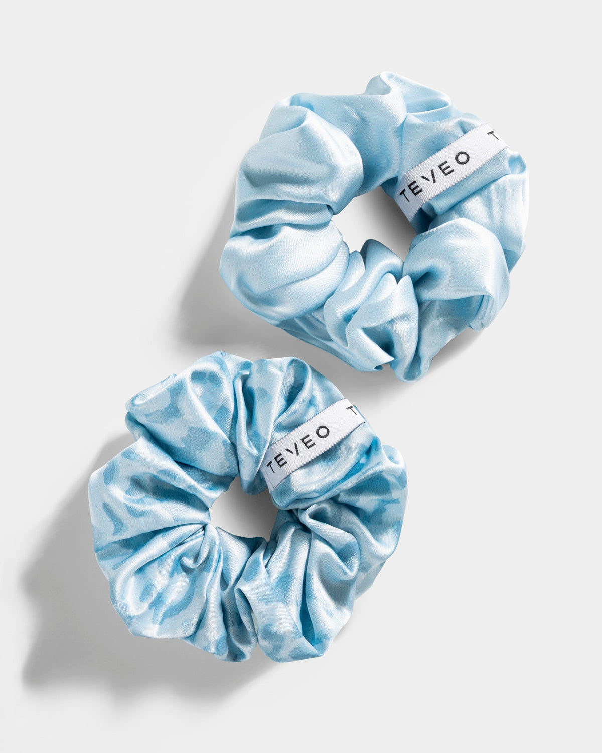 Chouchous (lot de 2) Contrastline « Léopard – bleu layette »