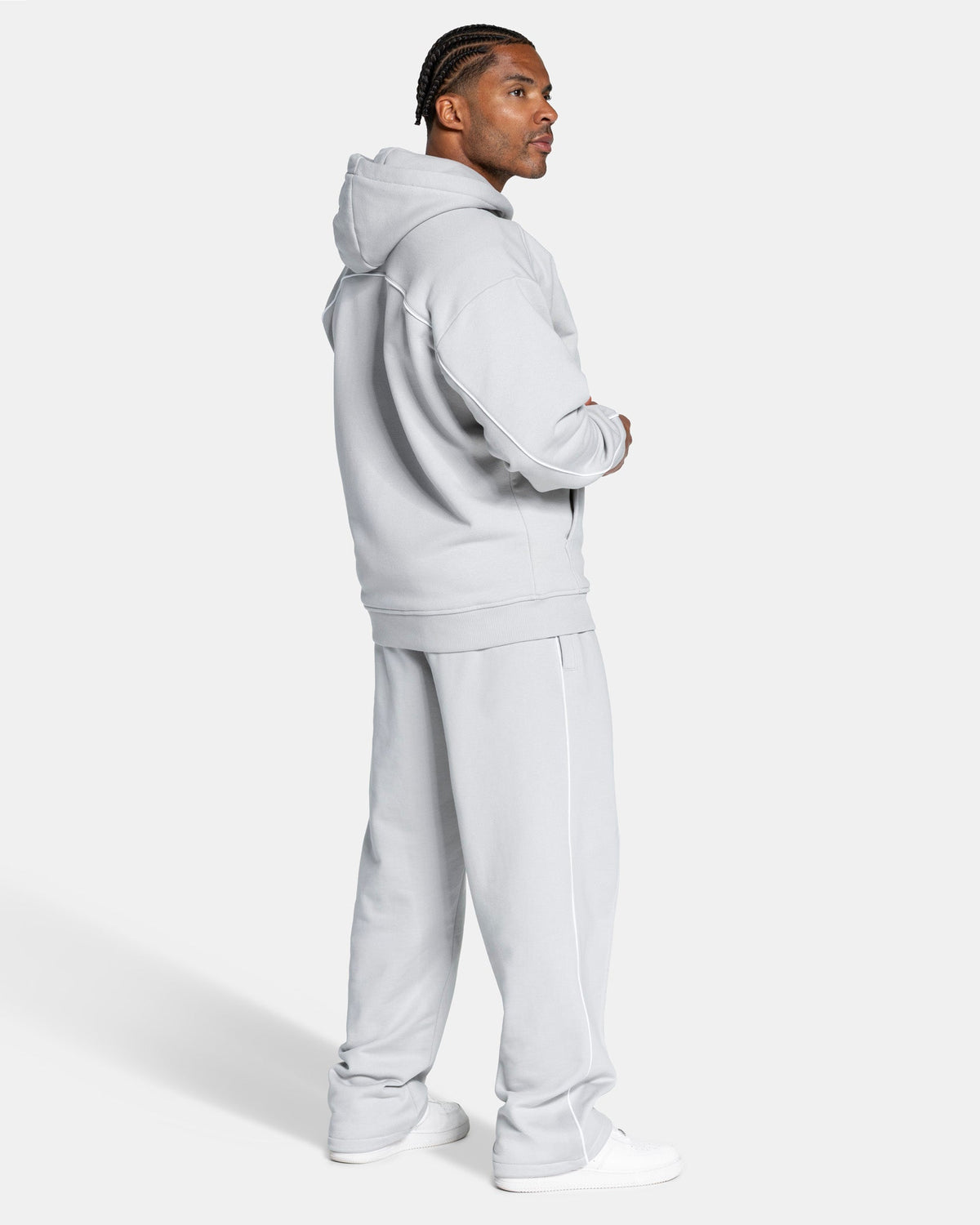 Pantalon de jogging Straight Leg Contrastline « Moon »
