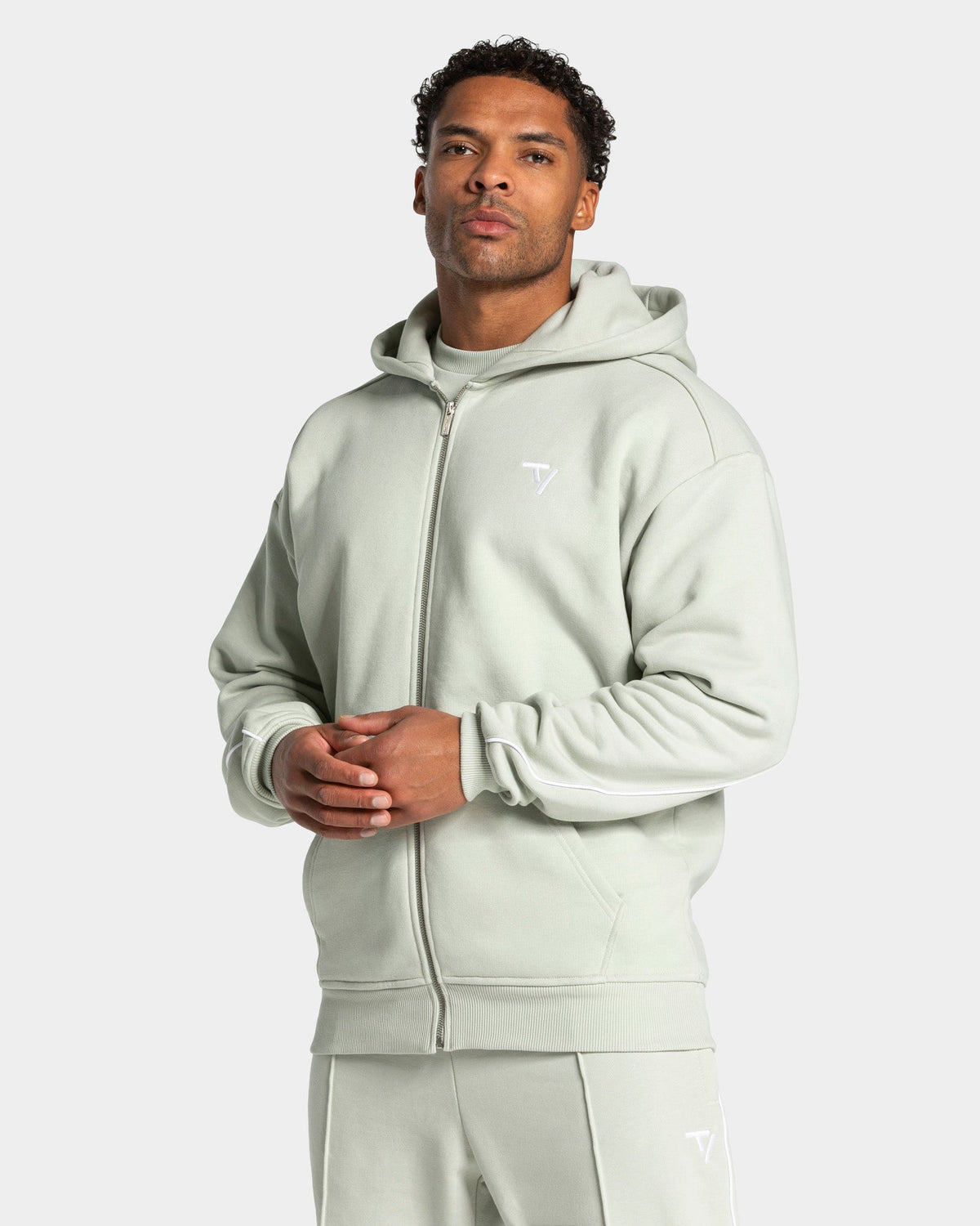 Veste de sport zippée Contrastline « Pistache »