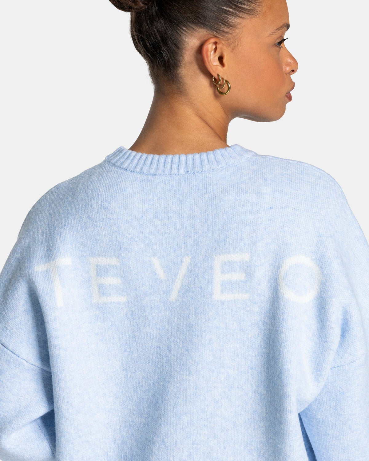 Sweat-shirt Knit « Bleu layette »