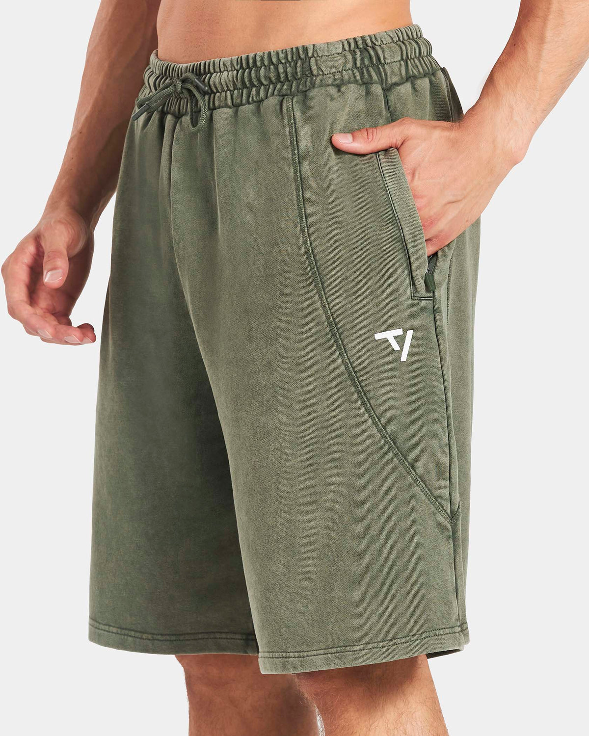 Short oversize Legacy Lifting « Kaki Acid »