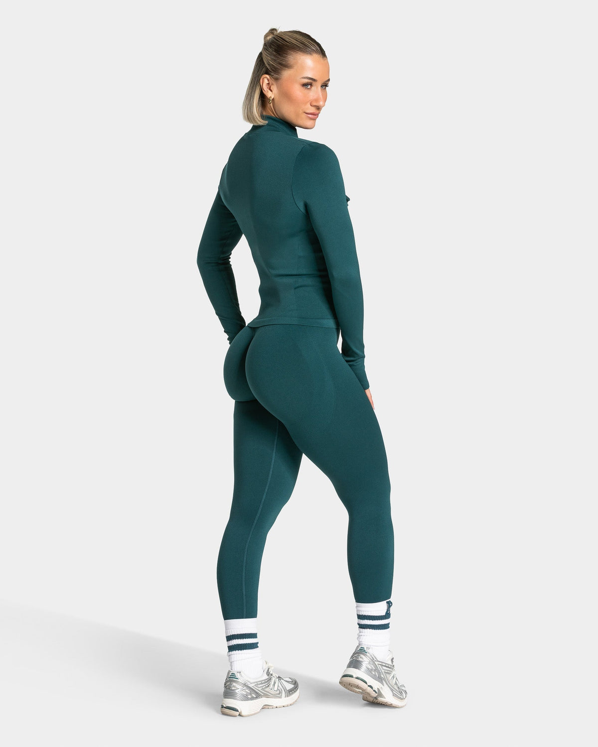 Veste de sport zippée cargo Lift « bleu sarcelle »
