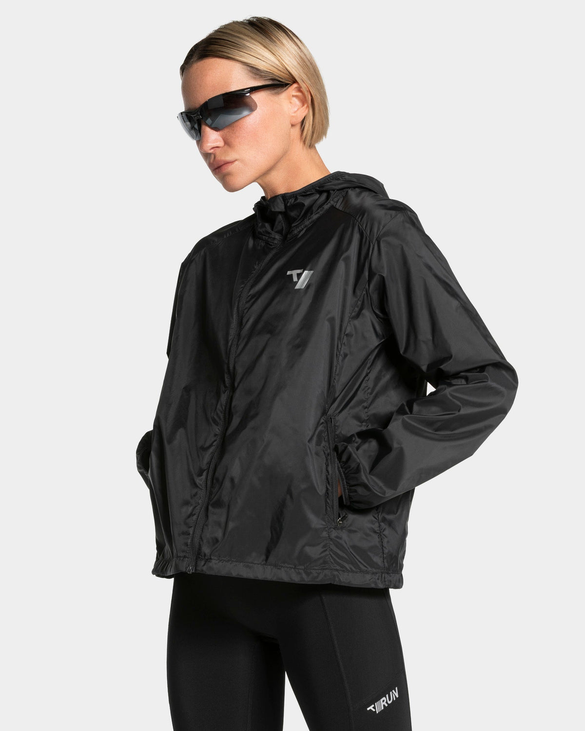 Veste de sport zippée et légère RUN « Noir »