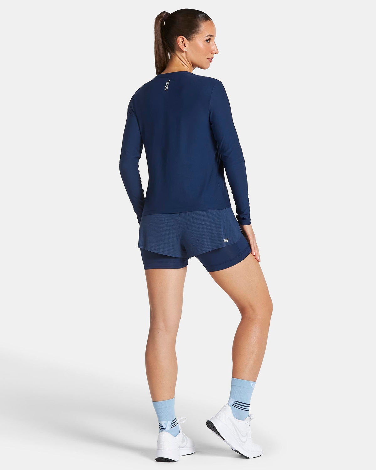 Short 2-en-1 RUN 5 pouces « Bleu foncé »