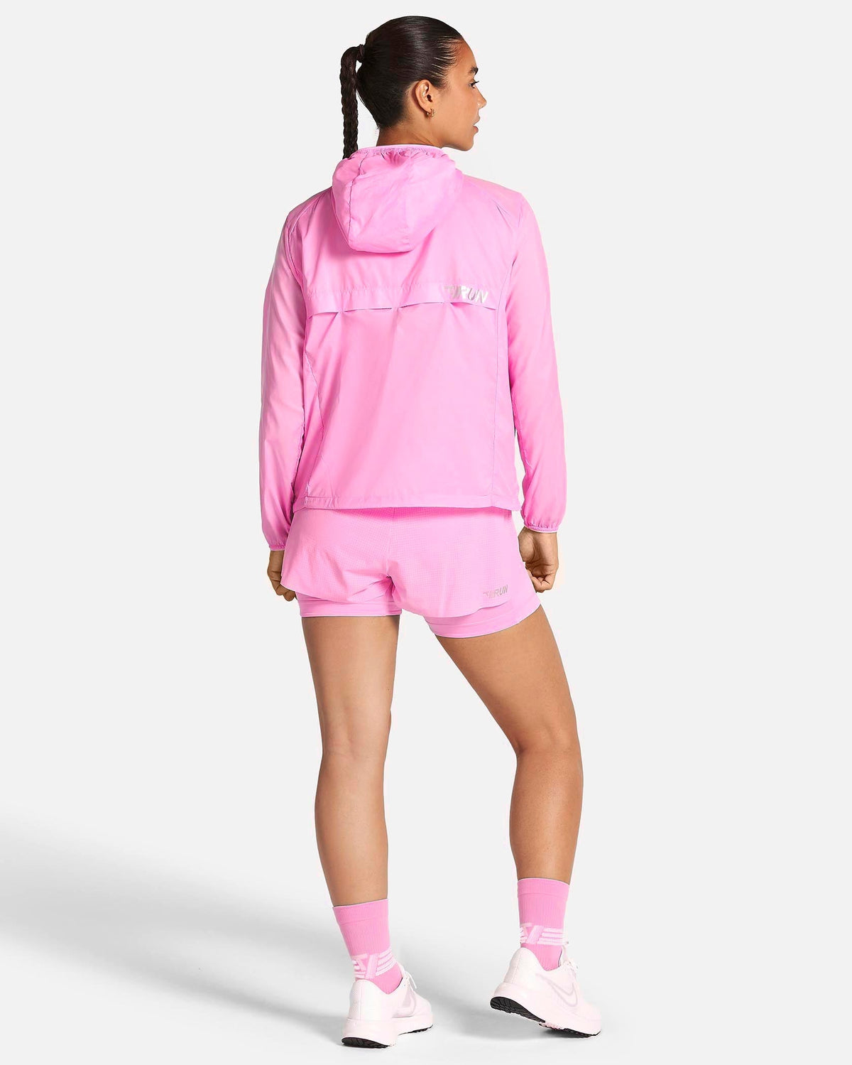 Veste de sport zippée et légère RUN « Boost Pink »