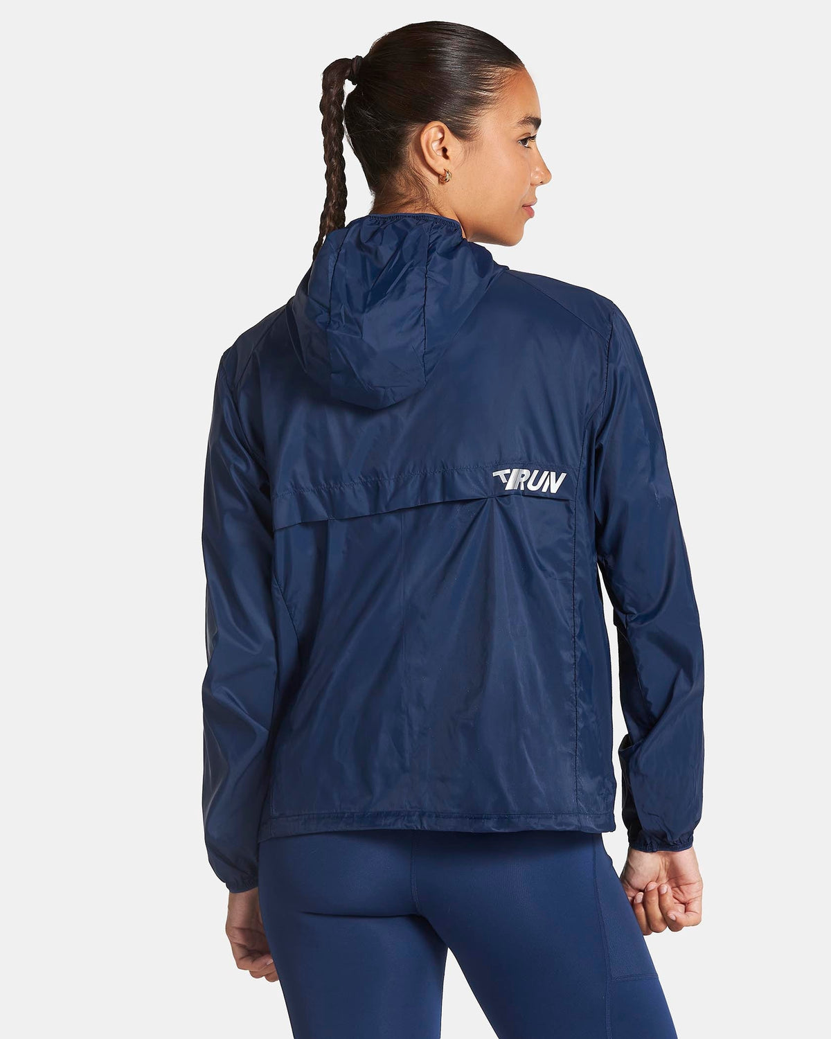 Veste de sport zippée et légère RUN « bleu foncé »