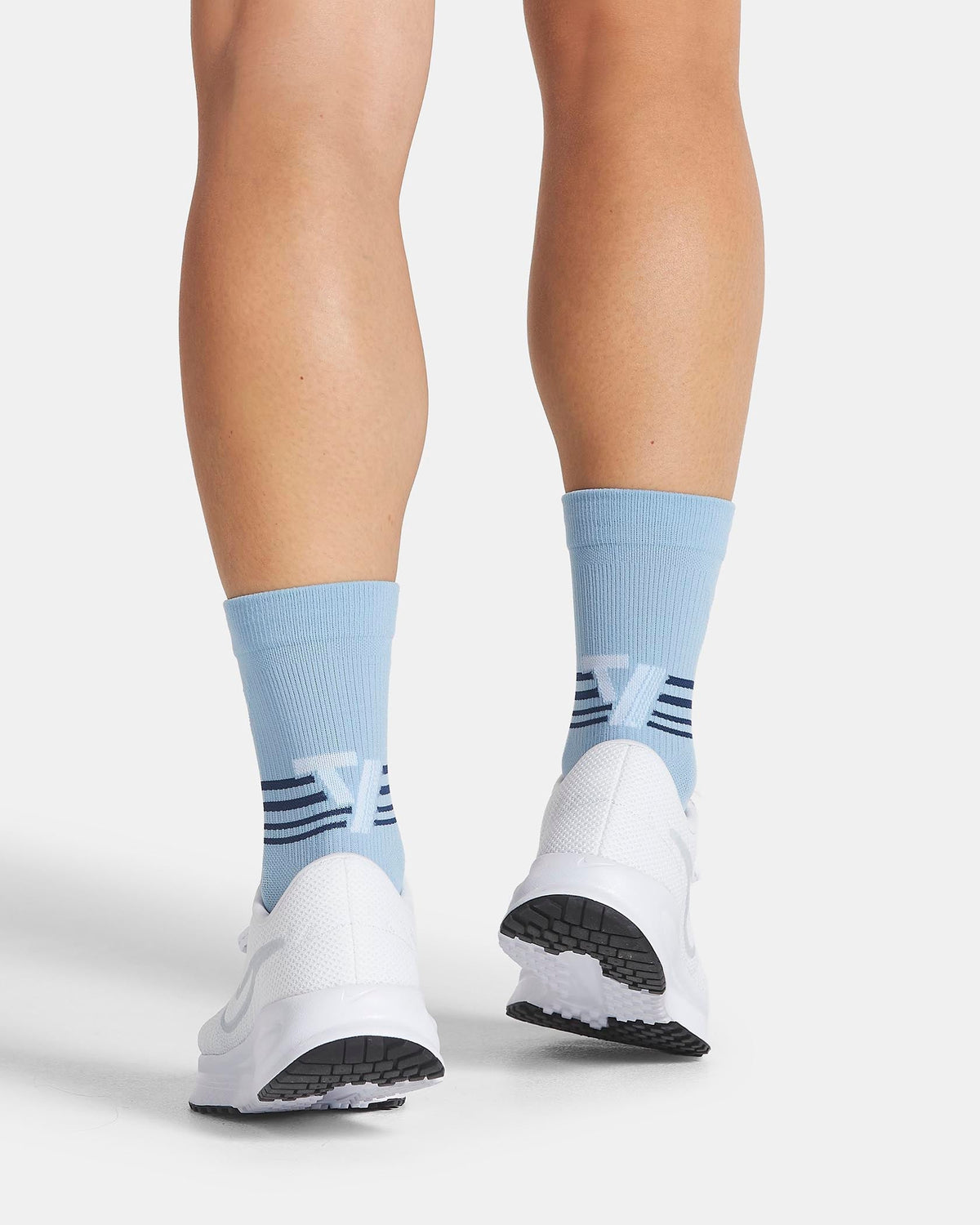 Chaussettes Performance RUN (2 paires) « Ice Blue - blanc »