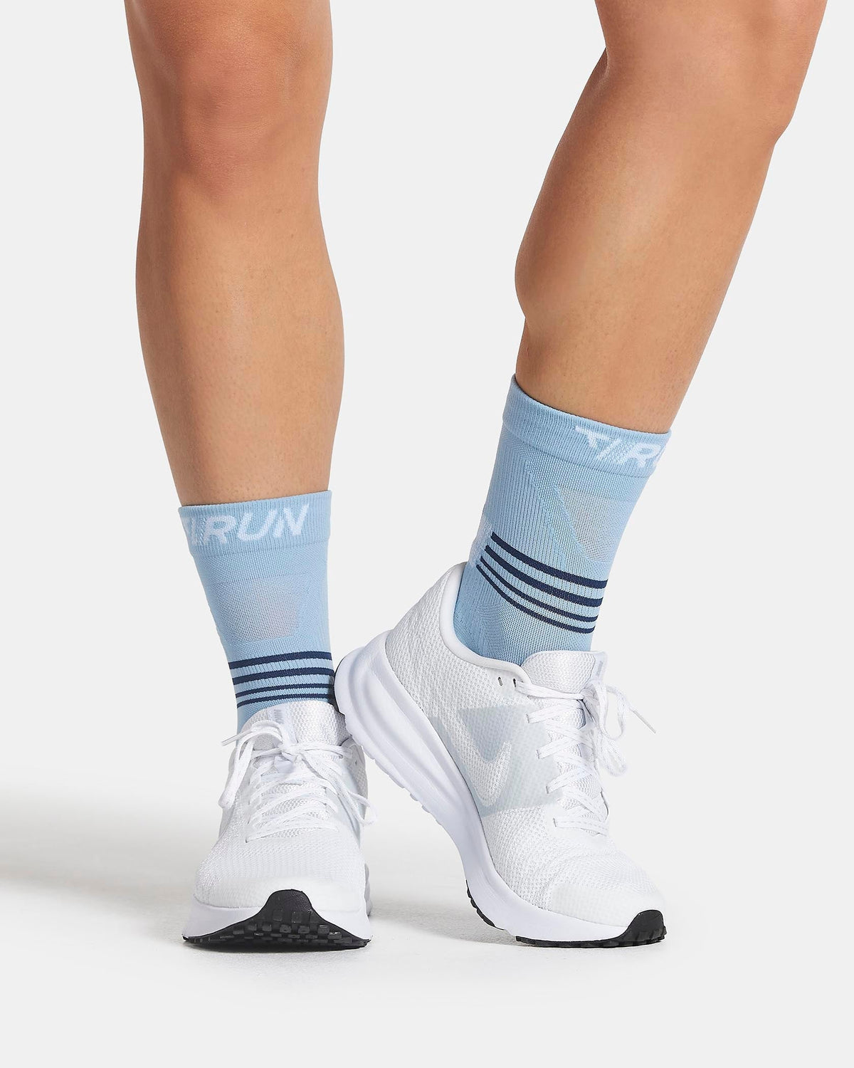 Chaussettes Performance RUN (2 paires) « Ice Blue - blanc »