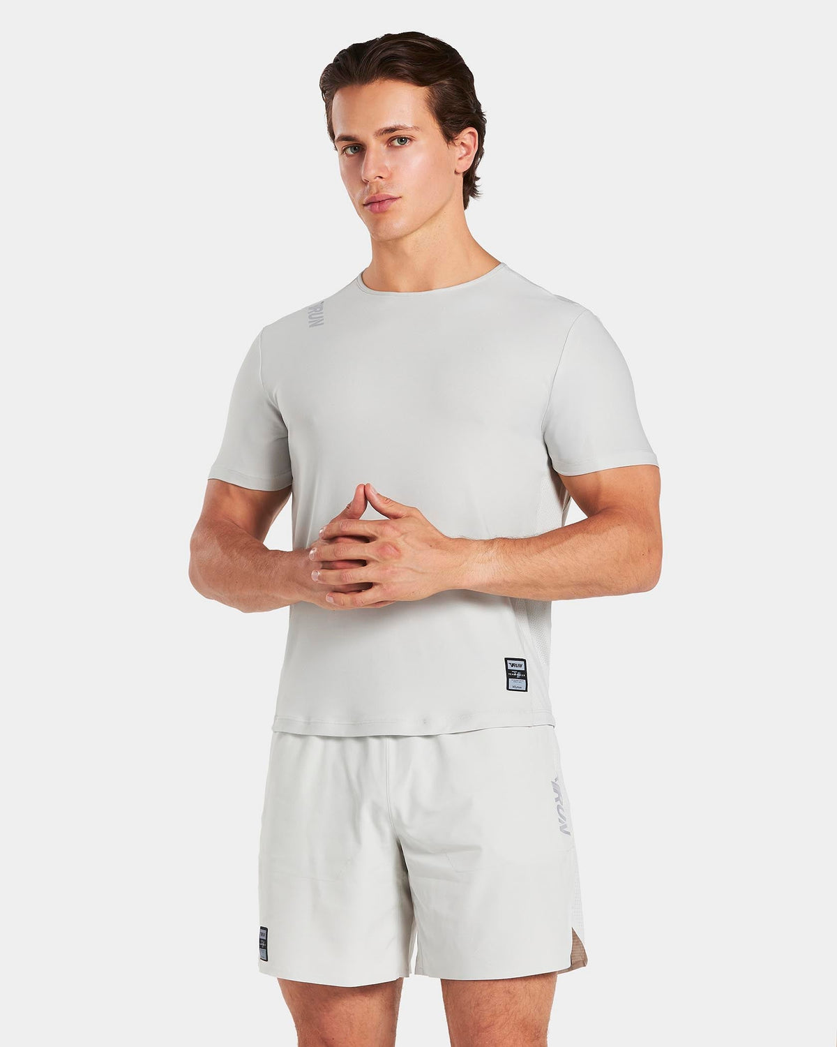 T-shirt RUN « gris clair »
