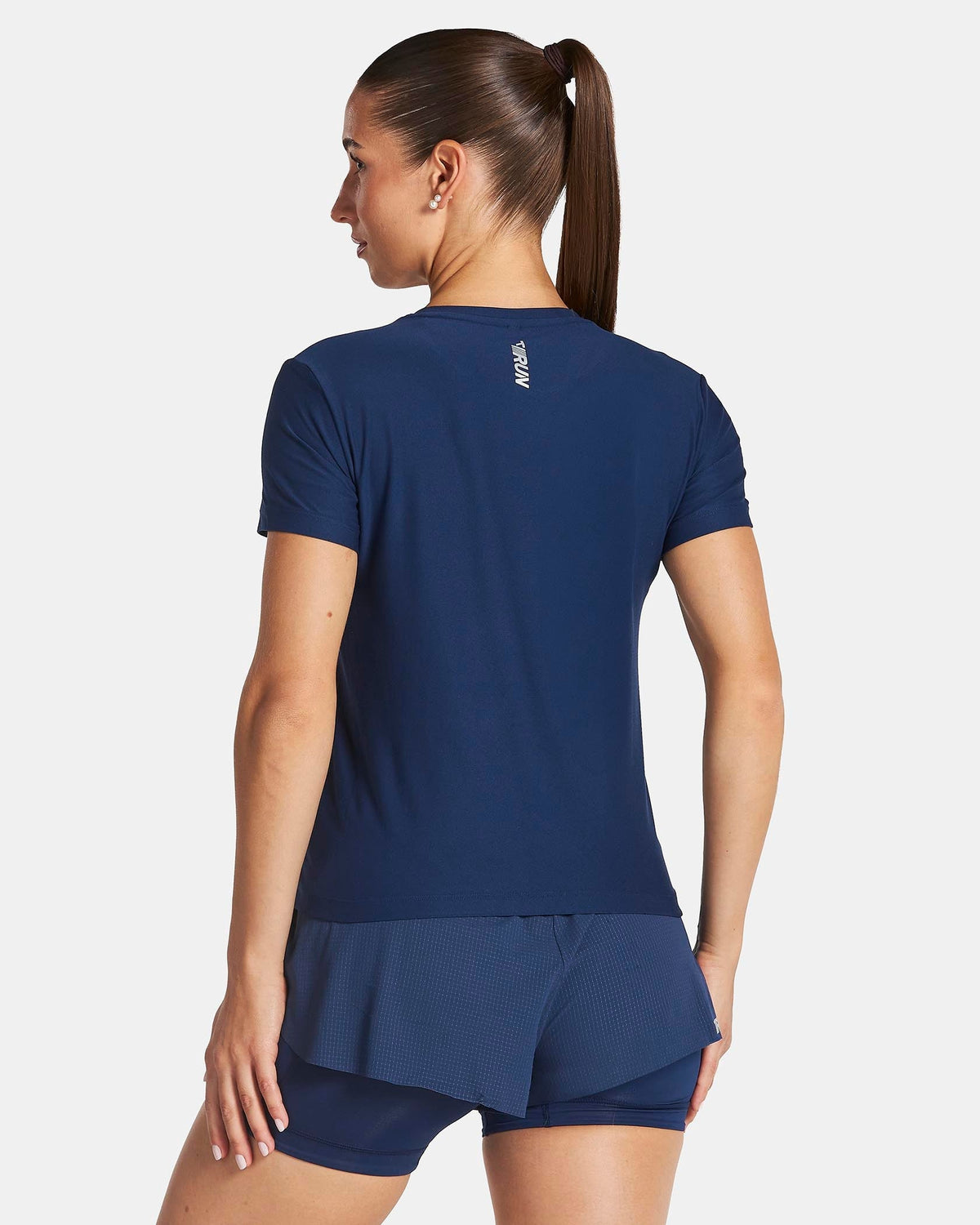 T-shirt RUN « bleu foncé »
