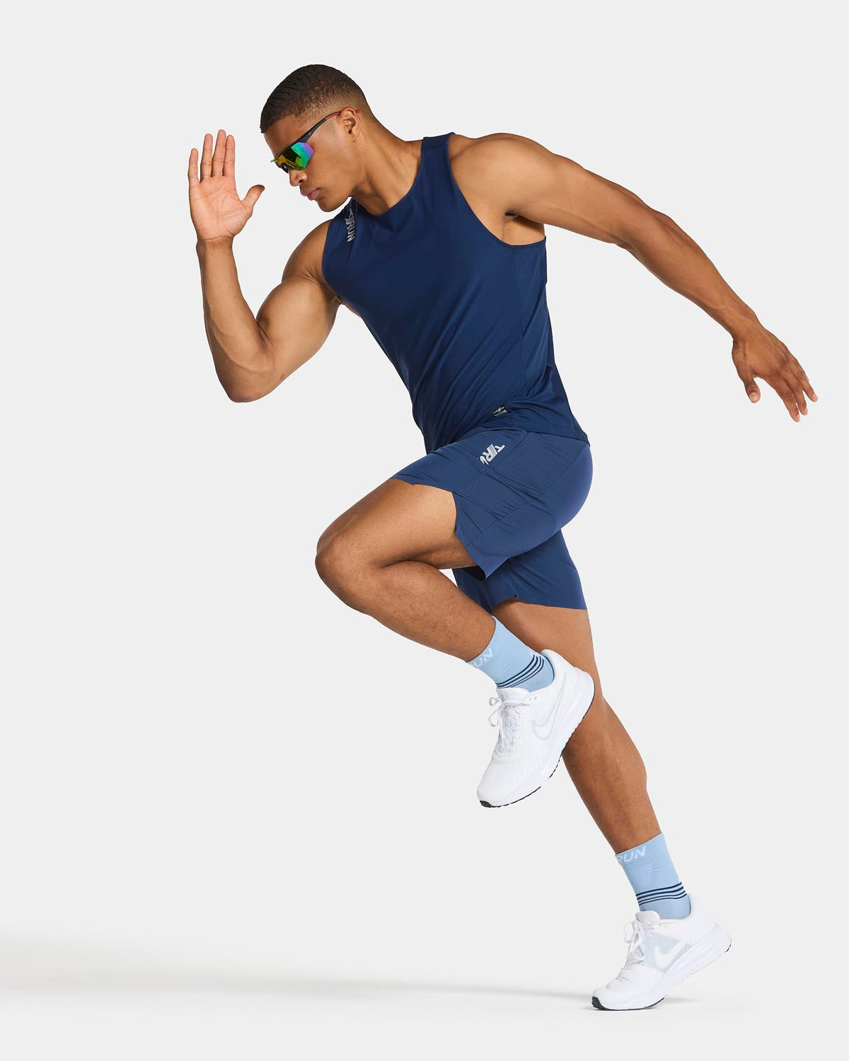 Débardeur RUN « bleu foncé »