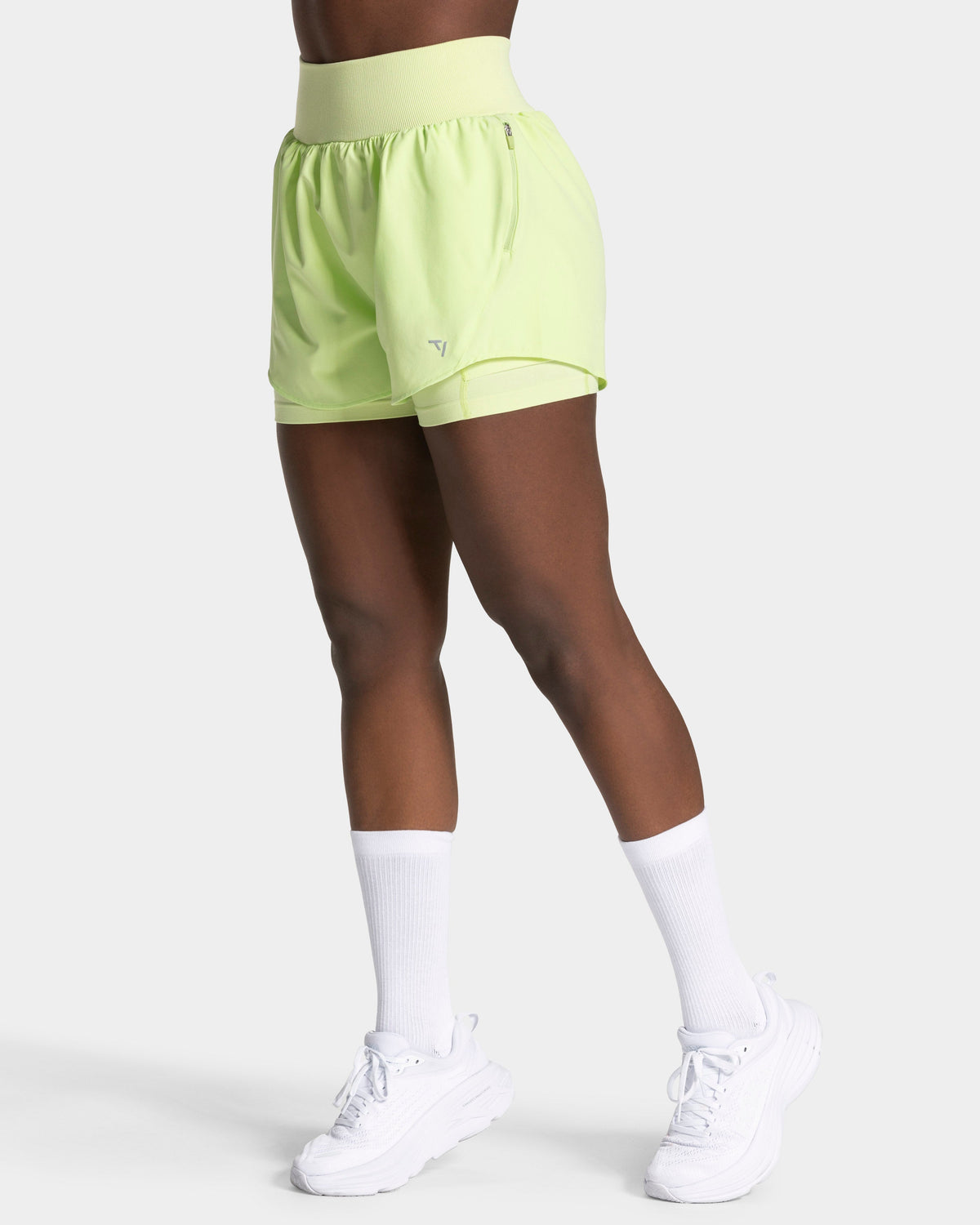Chaussettes END Running (lot de 2) « blanc - Limelight »