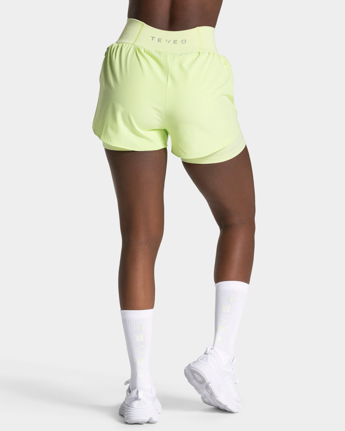 Chaussettes END Running (lot de 2) « blanc - Limelight »
