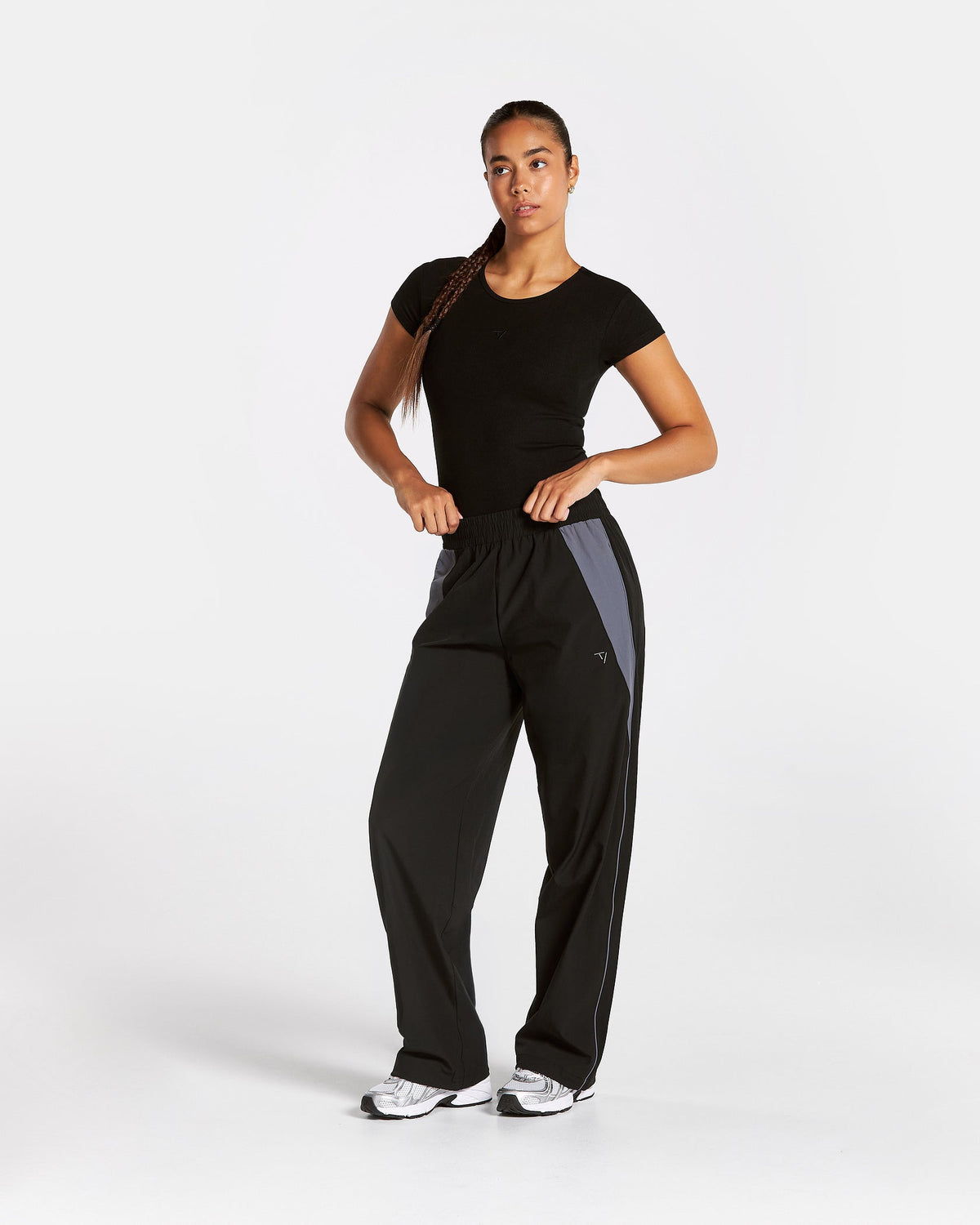 Pantalon à jambe droite Track « noir »