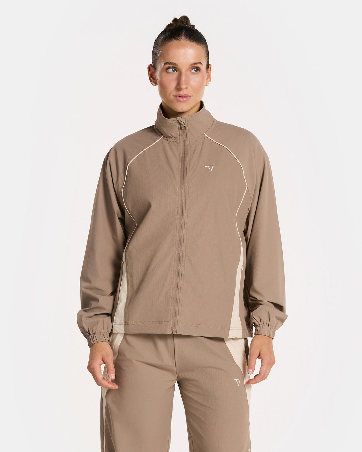 Veste de sport zippée Track « Hazelnut »