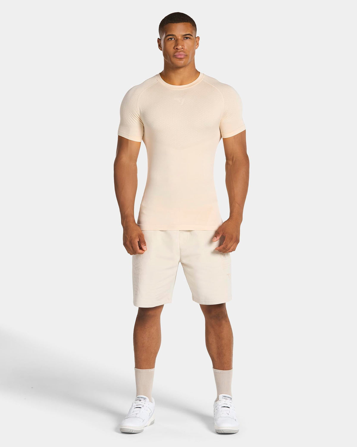 T-shirt moulant Training « Cream »