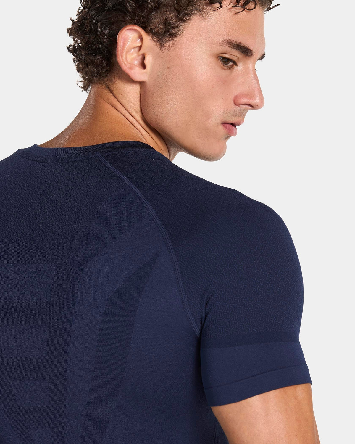 T-shirt moulant Training « Bleu foncé »