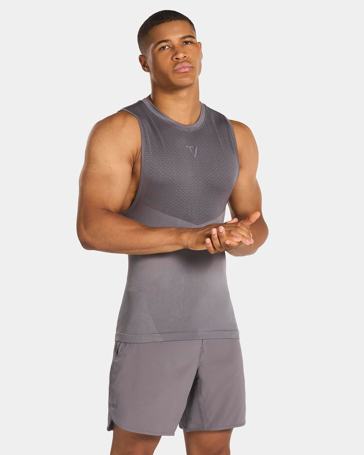 Débardeur moulant Training « Graphite »