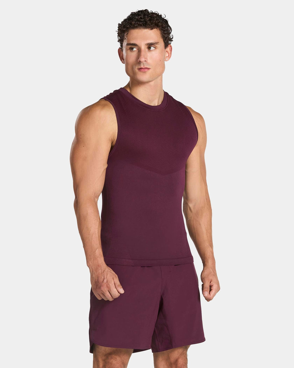 Débardeur moulant Training « Merlot »
