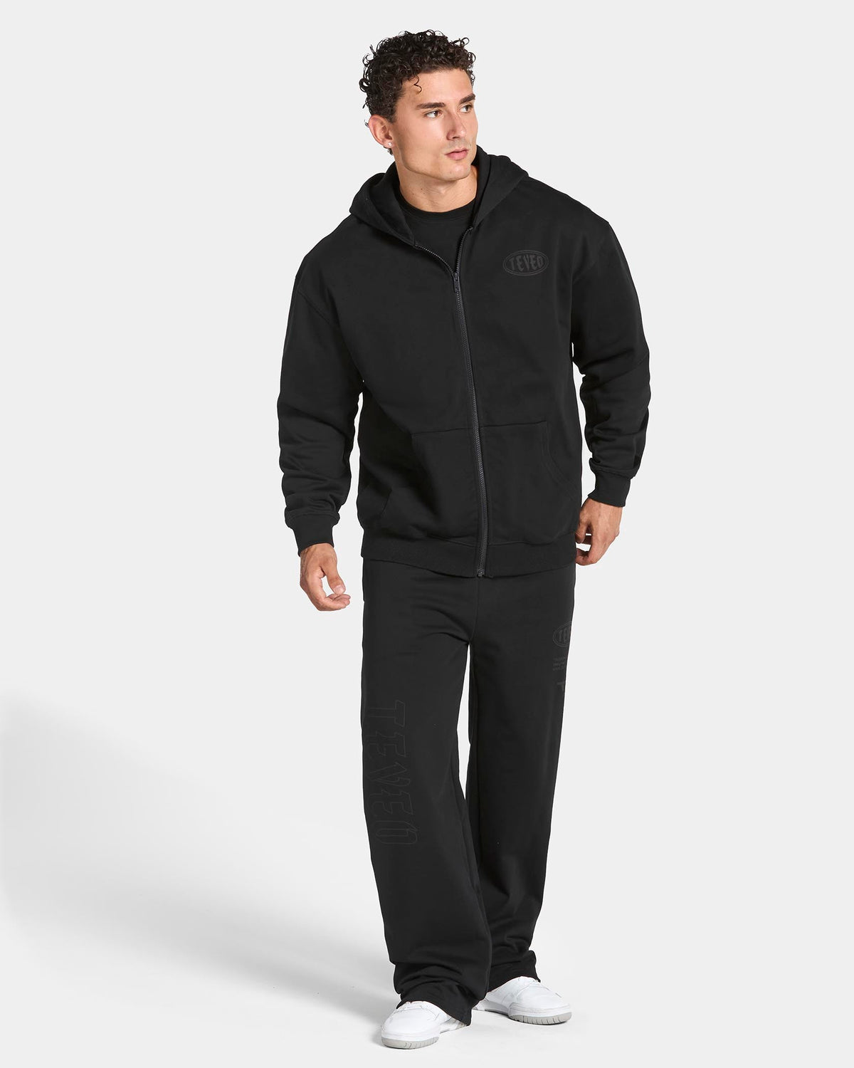 Sweat à capuche zippé Training « Noir »