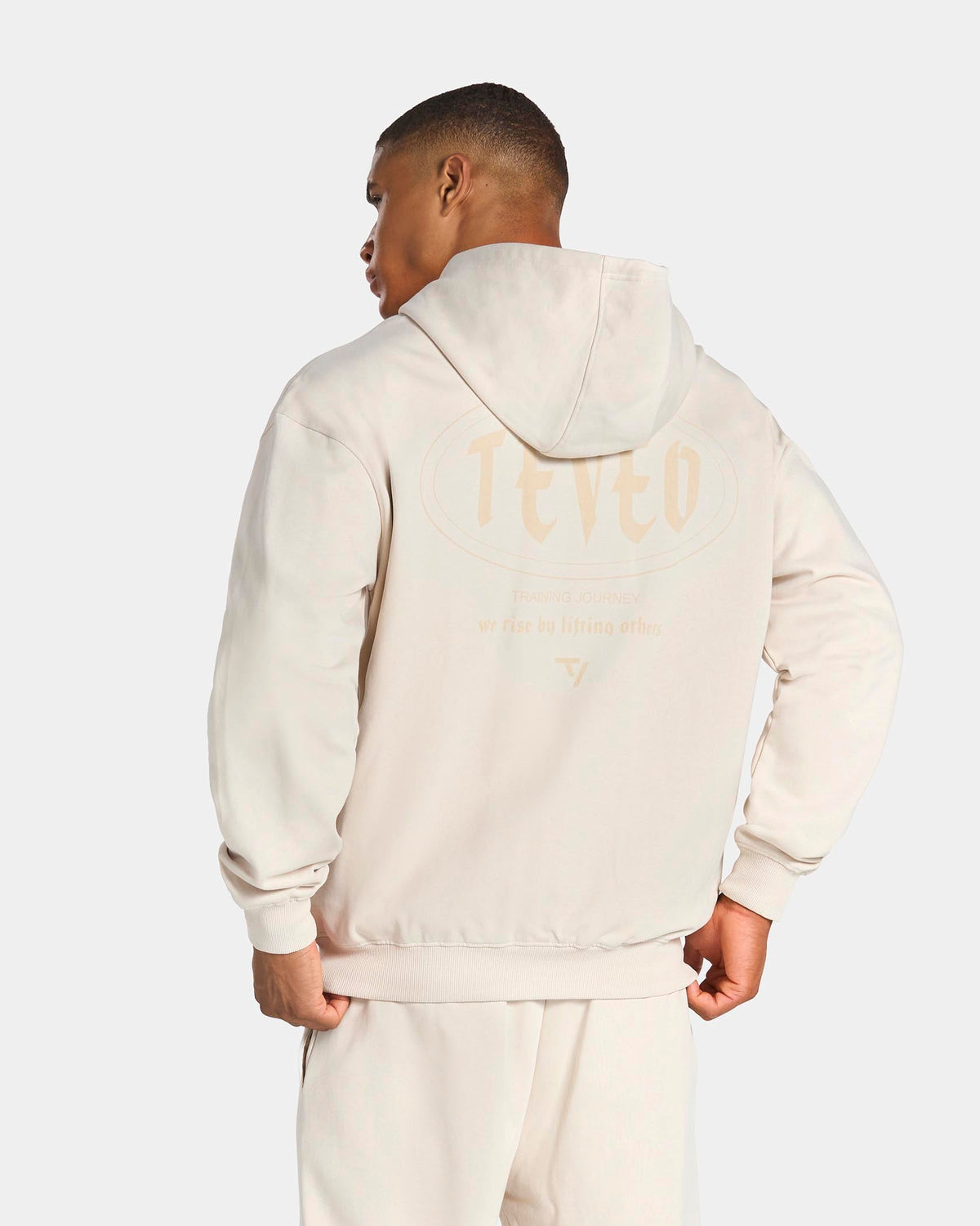 Sweat à capuche zippé Training « Cream »
