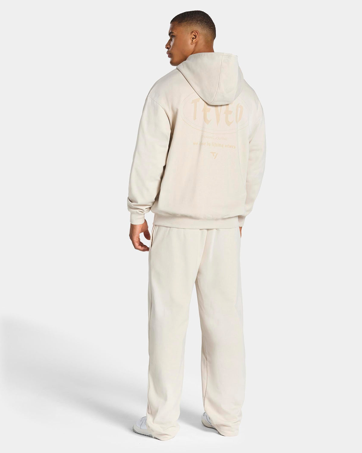Sweat à capuche zippé Training « Cream »