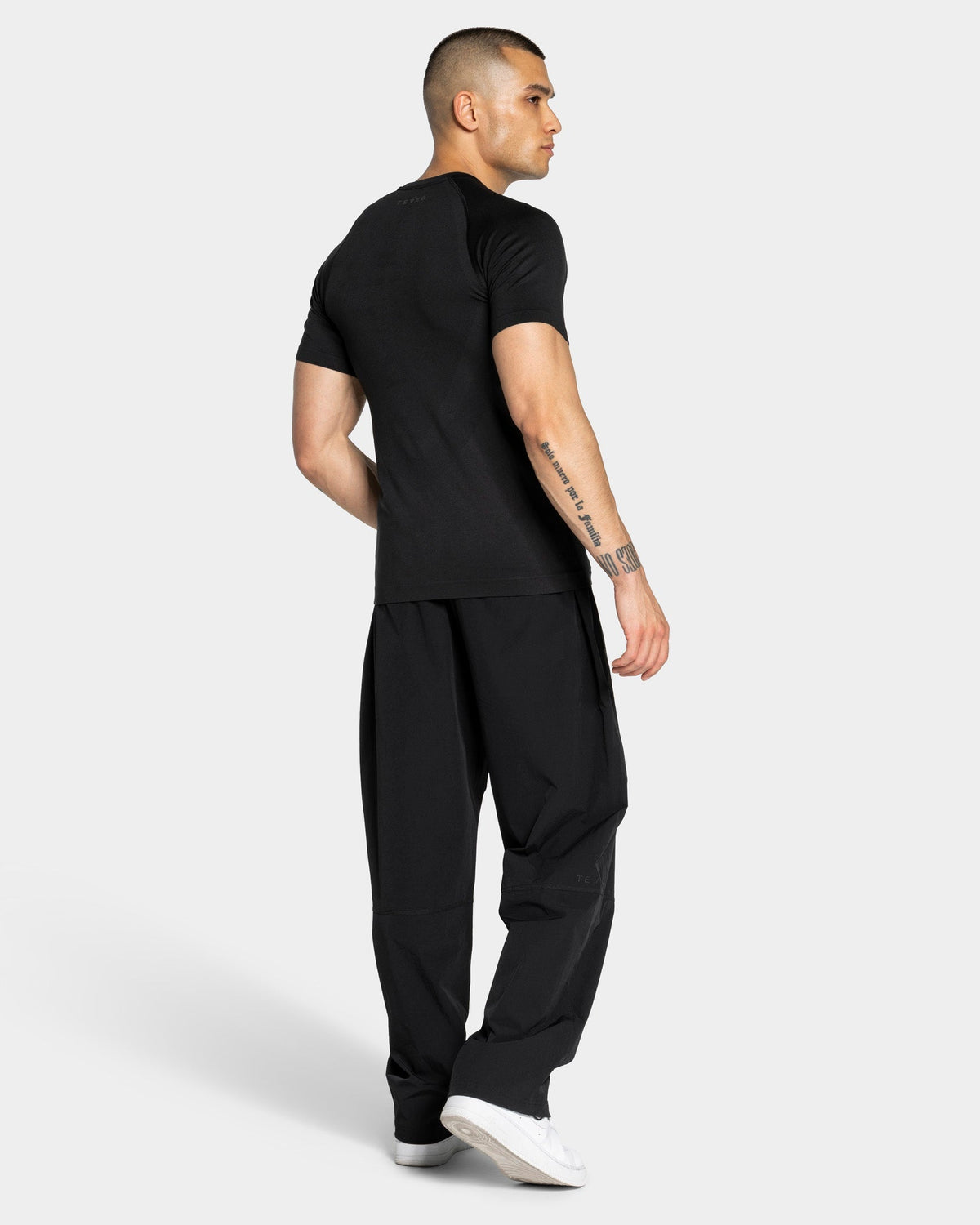 T-shirt Workout sans coutures « noir/anthracite »