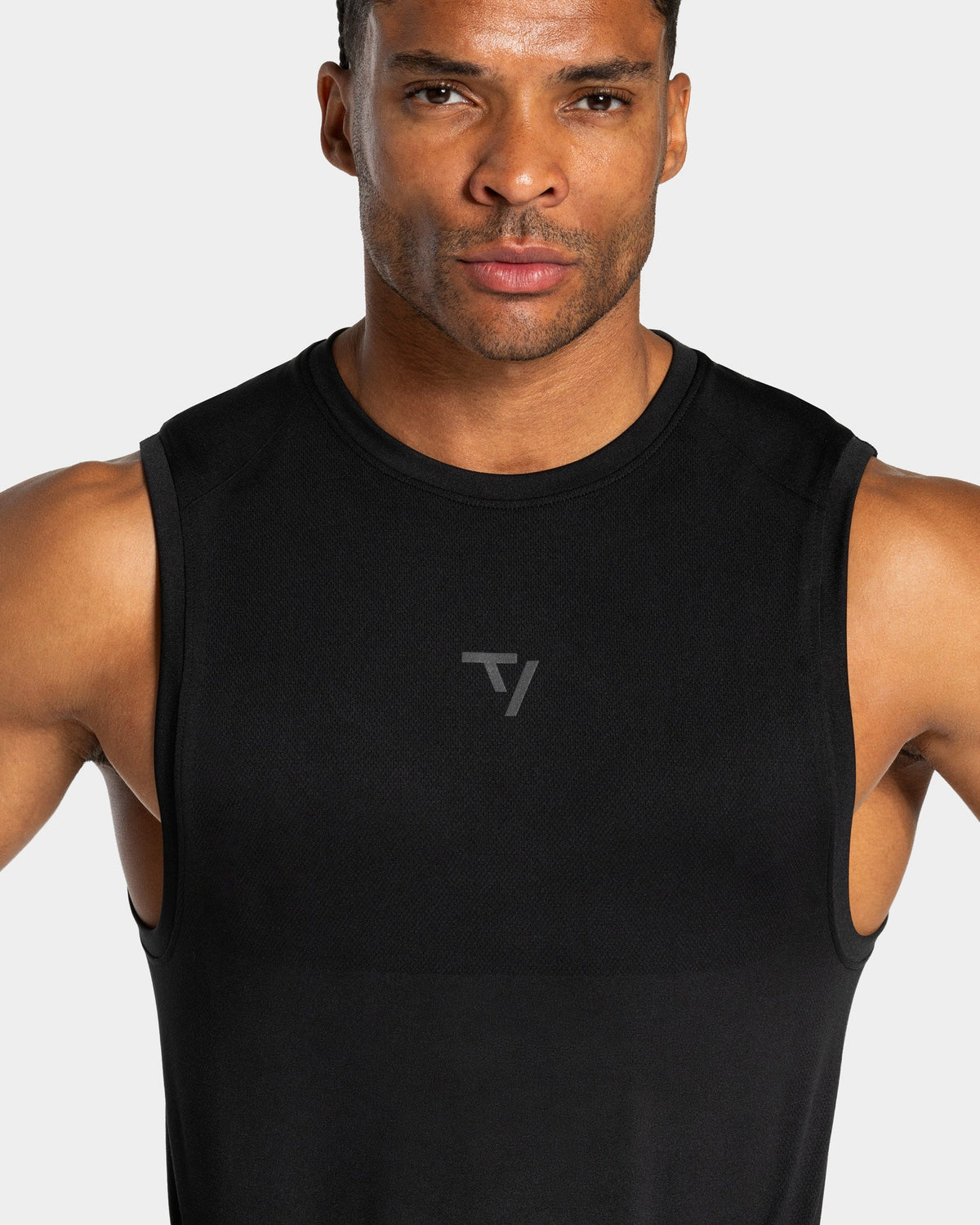 Débardeur Workout sans coutures « noir/anthracite »
