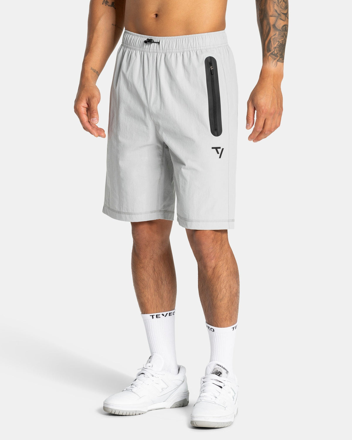 Short Workout « gris clair »
