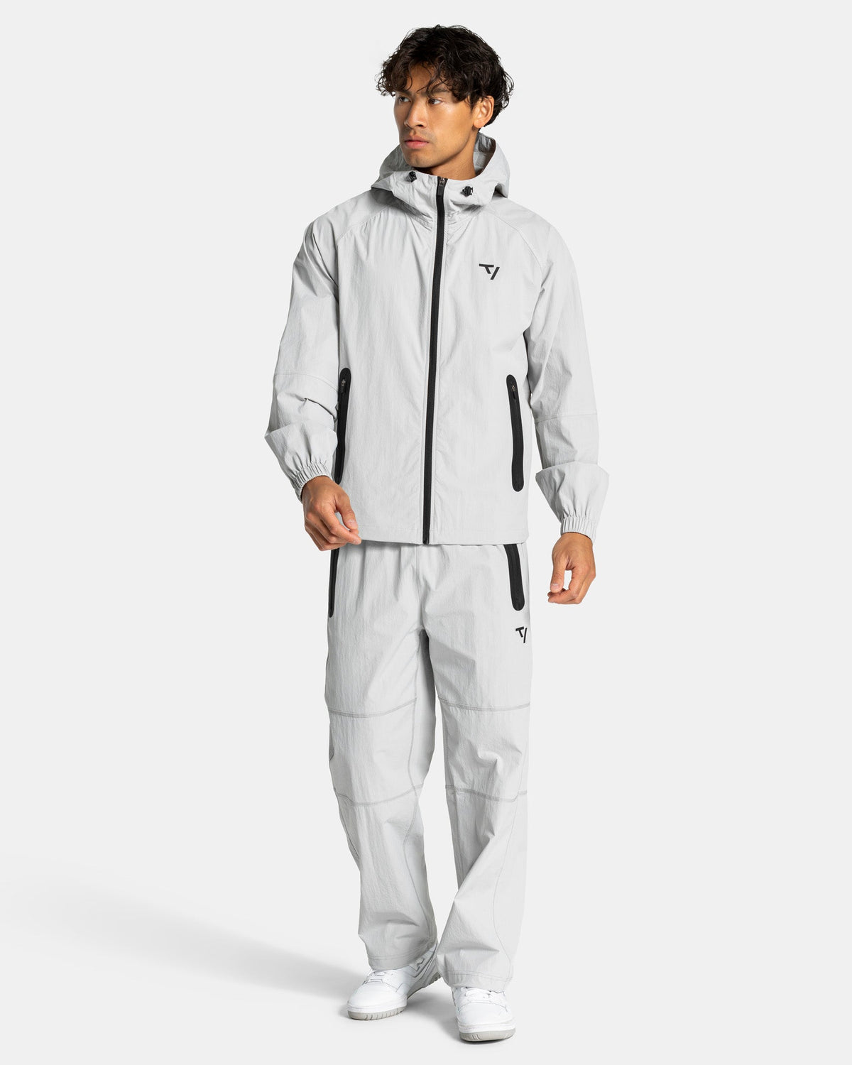 Veste de sport zippée Workout « gris clair »