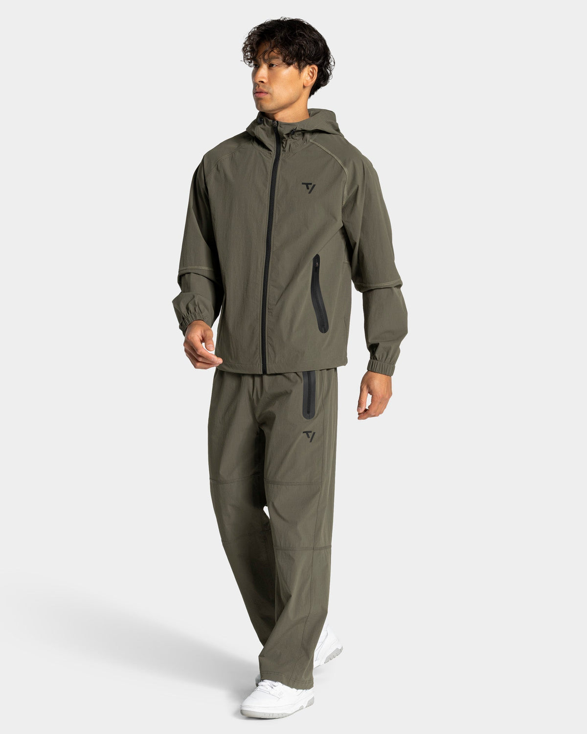Veste de sport zippée Workout « Olive »