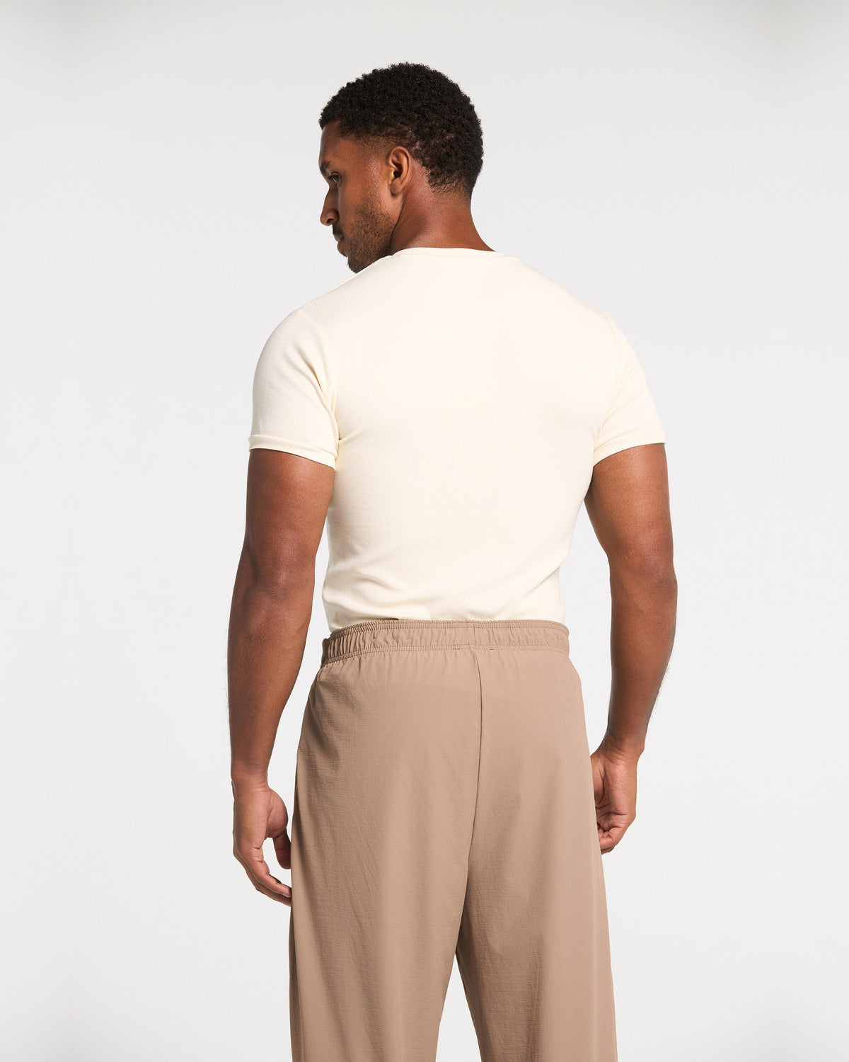 T-shirt côtelé Workout « Off White »