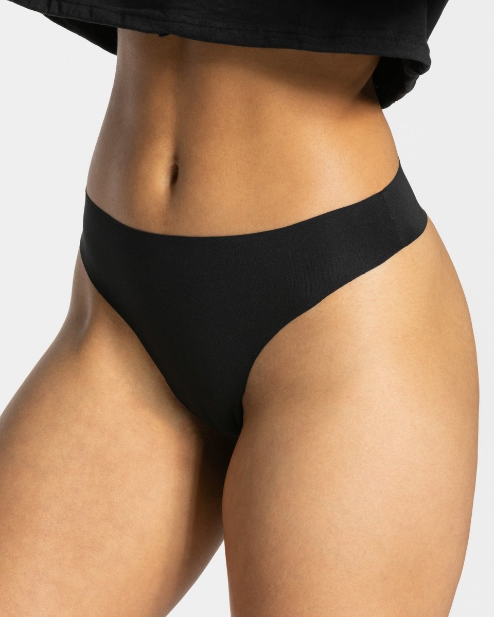 Tanga sans coutures (lot de 2) noir